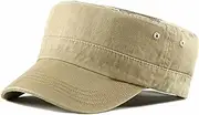 [Generic] Men's Hat Cotton Hat Men's Flat Cap Four Seasons Universal Models Duck Tongue Cap Female Casual Sunshade Military Cap