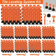50-500 PCS Tile Leveling System Kit Reusable Tile Spacer Wall Floor Clips Tool