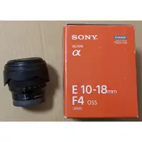 在飛比找蝦皮購物優惠-SEL1018 Sony APS-C防手震超廣角變焦鏡頭 E