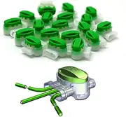 30 x RASENFREUND Cable Connectors Grease Filling Single Core Connectors Connection Terminals Boundary Cable Robotic Lawnmower Compatible with Gardena/Bosch/Husqvarna/Worx/Honda/Robomow/iMow