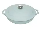 Chasseur 30cm Round Casserole - Duck Egg Blue