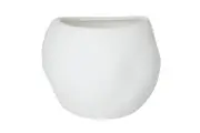 Rogue Lyon Planter Pot Ceramic Decorative Flower Plant Pot White 30x24cm