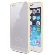 iPhone 6/ 6S Plus case Bumper Case Cover Protective Frosted Clear Hard Yellow