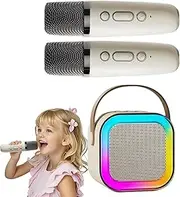 Speaker with Microphone - Portable Conference Room Microphone Wireless Home Audio Speakers | Small Powerful Karaoke Machine for Thanksgiving, Christmas