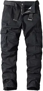 [Digralne] Men's Cargo Trousers, Cargo Trousers, Outdoor Trousers for Men, Cargo Trousers, Men's Military Trousers, Army Trousers, Men's Cargo Trousers, Men's Combat Tactical Trousers with Many Pockets,