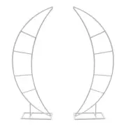 YIYIBYUS Arbor 22.05"Wx78.74"H Metal Wedding Arch Backdrop Flower Stand White