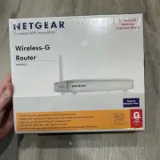 NIB Netgear WGR614 54 Mbps 4-Port 10/100 Wireless G Router Sealed In Box