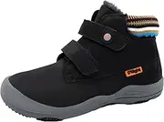 [i78] Children's Fur Boots Hiking Shoes Boys Girls Outdoor Adventure Breathable Sports Shoes Size 27-37