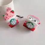 STARBUCKS AIRPODS PRO 矽膠套 1 2 套卡通星巴克冰淇淋耳機套 AIRPODS PRO AIRPO