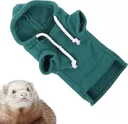Ferret Sweater,Small Ferret Clothes Hoodies -Bunny Hamster Clothing Warm Skin Friendly Sweatshirt Drawstring Hood for Rabbit