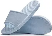[Happy Lily] Women/Men's Slip On Slippers Non-Slip Shower Sandals House Mule Soft Foams Sole Pool Shoes Bathroom Slide Water Shoes