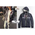 A&F副牌HCO真品HOLLISTER SHERPA-LINED LOGO HOODIE 熊寶寶毛連帽外套-深藍