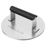 FANGSUN Bacon Press for Griddle, Stainless Steel Grill Press, 8.5-Inch Heavy-...
