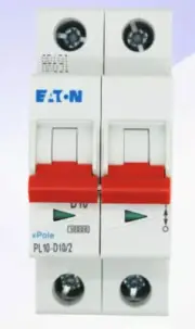 1pcs EATON Miniature Circuit Breaker MCB PL10-D10/2