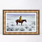 Framed Canvas Giclee Print The Herd Boy by Frederic Remington Wall Art