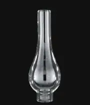B&P Lamp® 1 1/2" X 8" Wiena Bulge Cl. Chimney