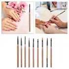 Nail Drawing Pen for Flat Painting Drawing Liner for Women Girls Nail Tool