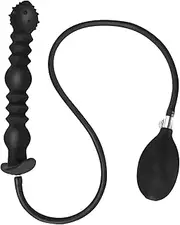 ChicLSQ Giant Inflatable Plug with Pump Silicone Butt Plug Dilator Large Adjustable Balls for Vagina Anus Expansion Plug SM Sex Toy for Women Men Couples