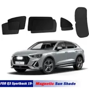 Magnetic Sun Shades For Audi Q3 Sportback 19- Front Rear Back Windows Sun Visor
