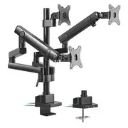 Brateck LDT20-C036UP Triple Monitor Mount with USB Ports