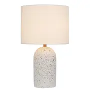 Fevik Medium Table Lamp, Ivory, White