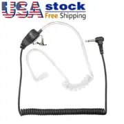 3.5mm Jack Police Listen Only Acoustic Tube Earpiece for Speaker Mic