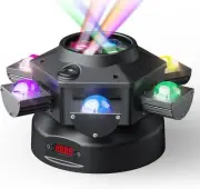 Moving Head DJ Lights, 150W RGBW LED Moving Head Light with Mixed Lighting Ef...