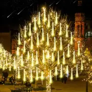 Christmas Lights Outdoor Meteor Shower Rain Lights, 20 Tubes 720 LEDs 16 Inch...