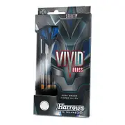 Harrows Vivid Brass Speedline Shaft Tinted Alloy 23g Steel Tip Darts Flight Blue