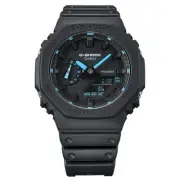 CASIO GA-2100-1A2ER BLUE RESIN DIGITAL QUARTZ MAN WATCH STAINLESS STEEL/BLUE