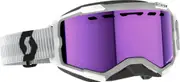 Scott Fury White Snow Goggles, white-purple for Men White Purple
