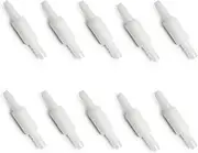10pcs Avoid Tangles Oxygen Tubing Connector, 360° Rotation Oxygen Cannula Connector, Tubing Swivel Connector O2 Connector