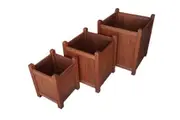 Outdoor Planter Box Set of 3