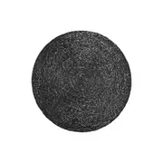 Maxwell & Williams 38 cm Table Accents Lace Metallic Round Placemat - Black
