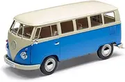 Volkswagen 231099302ALRD Model Car Original VW T1 Bus 1:18 Toy Construction Year 1963 Classic Blue