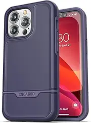 Encased Rebel Series Designed for iPhone 13 Pro Max Case Protective Phone Case (Purple)