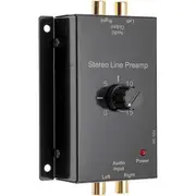 Pro.2 PRO1327 Stereo Audio Line Preamp Pre amplifier Gain Control 0-15dB AU