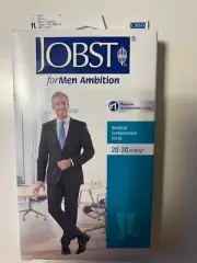 Jobst Medical Compression Knee Socks For Men 20-30 mmHg Size 3 Navy