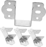 WATIIFUFU Bed Frame Brackets Steel Bed Frame Holder u Shaped Bracket Precision Design for Easy Installation