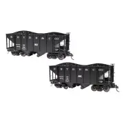 Bachmann 27901 Spectrum On30 2-Bay Hoppers # 802 & 805