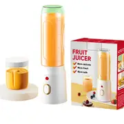 500ML Portable Electric Blender 40W USB Rechargeable Cordless White