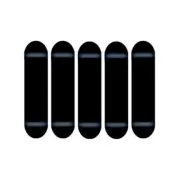 5 BETTER MADE BLANKS SKATEBOARD DECKS 7.25 Deck BLACK DPD MINI