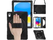 3SIXT Apache Rugged Case with Shoulder Strap - iPad 10.9" Gen 10 Black