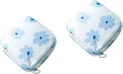 Zerodeko Pcs Lightweight Diaper Pouch Toiletry Bag for Women Sanitary Napkin Storage Compact Diaper Bag Australian Travel Accessory