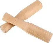 2pcs Wooden Pestle Professional Artisan Hardwood Apothecary Grinder Pestle Food Grinding Stick Grinder Mashers Tool for Professional Bartender and Home Use