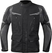 Germot Argos, textile jacket waterproof , color: Black/Grey , size: L