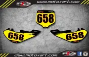 Custom Number Plates for Suzuki RM 65 / STICKERS / DECALS