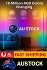 Smart RGB LED Corner Floor Lamp APP+Remote Music Sync Mood Light Timer Gaming