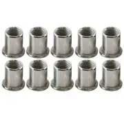 10mm Alu Nut Serts Riveting Nuts Rivet Nut Threaded Inserts Blindnut Rivnut 10PC