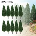 New Practical Model Trees Artificial Pine Trees Landscape Train Railway